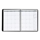 AAG7012705 Academic 16-Month Planner, 1 Month/Spread, 6-7/8 x 8-3/4, Black