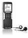 Philips LFH0662/00 Voice Recorder with 2GB Storage - 283 Hours Recording, Backlit Display MP3/WMA Music Playback, USB Battery Recharge & Rechargeable Batteries, PCM Voice Recording