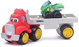 Playskool - 08166 - Ton Chuck & Friends Hot Rod Carrier  -  Rouge