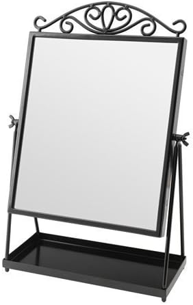 Black Table mirror by KARMSUND