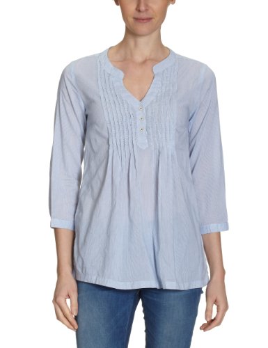 LTB Jeans Damen Bluse 4565 / Francis, Gr. 36 (S), Blau (Anice Blue Stripes 8289) Preisvergleich