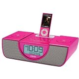 iHome iP42 Dual Alarm Clock Radio for iPod and iPhone (Pink)