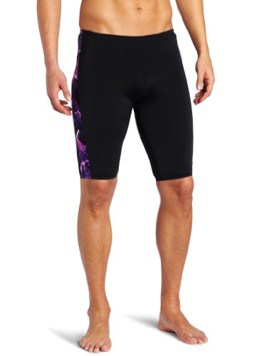 TYR Sport Men's Firerock Splice Jammer Swim Suit (Purple, 28) On Sale