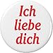 Ich liebe dich 1.25â€ Pinback Button Pin I Love You German