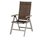 Produkt-Bild: Siena Garden 431330 Klappsessel Kansas, champager mocca L 72 x B 61 x H 111 cm