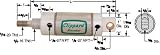 1 1/2 Bore x 3. Stroke, Double Acting, Clevis Mount, Clippard Stainless Steel Pneumatic Cylinders (1 Each)