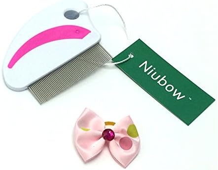 Niubow Pet Flea Comb Tools-stainless Steel Flea Comb for Dogs and Cats