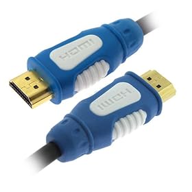 Ikross Gold Plated Certified 1080p 6ft / 2m Hdmi Ps3 Blue Cable