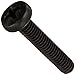 Small Parts M420D7985AB Steel Pan Head Machine Screw, Black Oxide Finish, Meets DIN 7985, #2 Phillips Drive, M4-0.7 Thread Size, 20 mm Length, Fully Threaded, Import (Pack of 100)