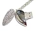 4GB Crystal Heart USB Jewelry Drive with Case 4GB Crystal Heart USB Jewelry Drive with Case