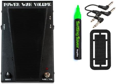 Morley Power Wah Volume	Bundle - 4 Items: StageTrix Setting Saver Pen, StageTrix Pedal Fastener, 2x Hosa Patch Cables