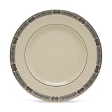 Lenox Jewels Sapphire Platinum Banded Ivory China Dinner Plate