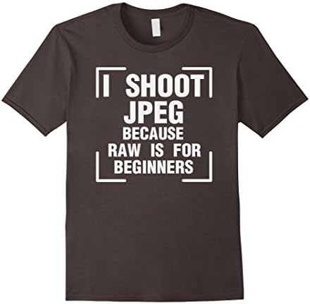 Men's I Shoot JPEG Because RAW Is For Beginners Camera  Medium Asphalt