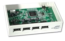 Cables To Go - 29553 - 4-Port USB 2.0 Hi-Speed Front-Bay Hub