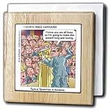Review 3dRose LLC  / Armeanian Speeches - 6 Inch Tile Napkin Holder
