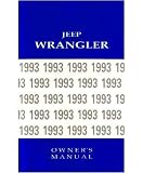 1993 JEEP WRANGLER Owners Manual User Guide