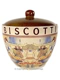 Italian Tuscan Biscotti Jar