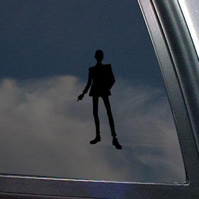 CAR WALL ART VINYL LUPIN THE THIRD HOME DECOR DIE CUT DECORATION WALL CAR BIKE MACBOOK WINDOW AUTO ADHESIVE VINYL NOTEBOOK HELMET DECAL ART DECOR BLACK