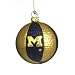 Michigan Wolverines NCAA Glass Basketball Ornament (2.75)