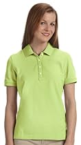 Ashworth 1146C Ladies Combed Cotton Piqu&Atilde; Polo-Short Sleeve Shirts-XX-Large-Bamboo
