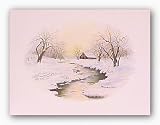 Winter Solitude by Howard Burger 11"x14" Art Print Poster