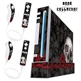 Nintendo Wii Console Skin - Bonecollector Black