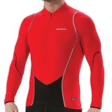 Giordana 2007/08 Men's Body Clone Forma Long Sleeve Cycling Jersey - Red w/Black - GI-LSJY-FORM-RDBK