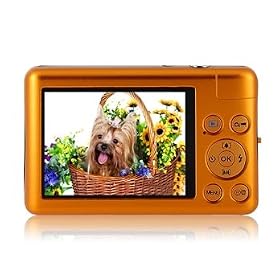 DC-T98 4.3 TFT Screen Digital Camera (Orange) + Worldwide free shiping