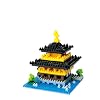 Nanoblock Nbh011 Kinkakuji Temple (Black and Yellow)