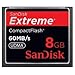 Sandisk 8GB Extreme CF memory card - UDMA 60MB/s 400x (SDCFX-008G-A61, Retail Package)
