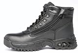 Ridge Footwear® Men's Mid Side Zipper Boot with Steel Toe. ASTM F2413-05 Safety Steel Toe. 8003ST