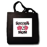 Deniska Designs Soccer - Soccer Mom Hibiscus - Tote Bags