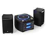 DENVER Micro-System mit CD Radio und Aux-in blau beleuchtetes Display