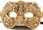 Jeweled Party Mask - Gilded Venetian Mask
