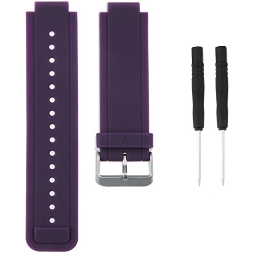 SnowCinda Replacement band for Garmin Vivoactive,Silicone Wristbands with Metal Clasps for Garmin vivoactive(No Tracker, Replacement Bands Only)