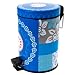 Present Time  Bathroom waste bin Muurbloem Design s/s blue