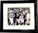 Franco Harris Autographed/Hand Signed Steelers Immaculate Reception 8X10 Photo Custom Framed- Steine
