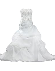 Mermaid Sweetheart Organza Corset   Waistline  Dress