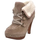 GUESS Women's Bountiful Ankle Boot,Natural Multi Suede,10 M US