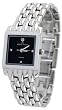 AK Anne Klein #10-1040BKDI Women's Stainless Steel Diamond Marker Bracelet Watch