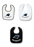 Carolina Panthers 3 Pack Snap Bib Set