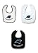Carolina Panthers 3 Pack Snap Bib Set