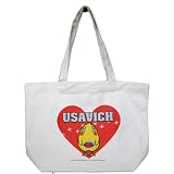 ウサビッチ USAVICH キャンバス プリント エコトートバッグ たっぷり入る 大きい マザーズ バッグ マザー バッグ 09.コマネチ