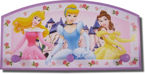 Disney Princess 3 peg Coat rack
