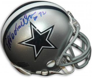 Ed Jones signed Dallas Cowboys Replica Mini Helmet 