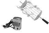 E-Z Que WG-E-Series-21.5x8 8-Inch-Cradle Rotisserie Kit for Weber Genesis E, EP, and S Series Gas Grills