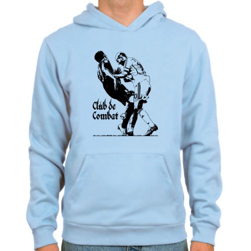 Kapuzensweater Zinedine Zidane vs. Marco Materazzi ::: Farbauswahl: skyblue oder weiß ::: Größen: S-XXL ::: Fußball-Kult