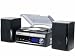 from Lime Shop Steepletone Memphis 5-in-1 Music System - 3 Speed Turntable / CD Player / DAB/Analogue FM Radio / USB/SD MP3 Player / Cassette Player / Vinyl to MP3 / Cassette to MP3 / Radio to MP3 Recorder (Silver)