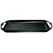 Le Creuset Cast Iron Rectangular Grill, Satin Black