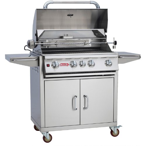 Bull Angus 4-burner Stainless Steel Propane Gas Grill On Cart
